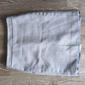 J. Crew Gray Wool, polyester lined pencil skirt in 6 Petite